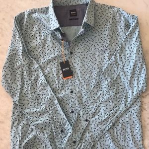 Hugo Boss Orange Men's  Long sleeve casual shirt XL NWT